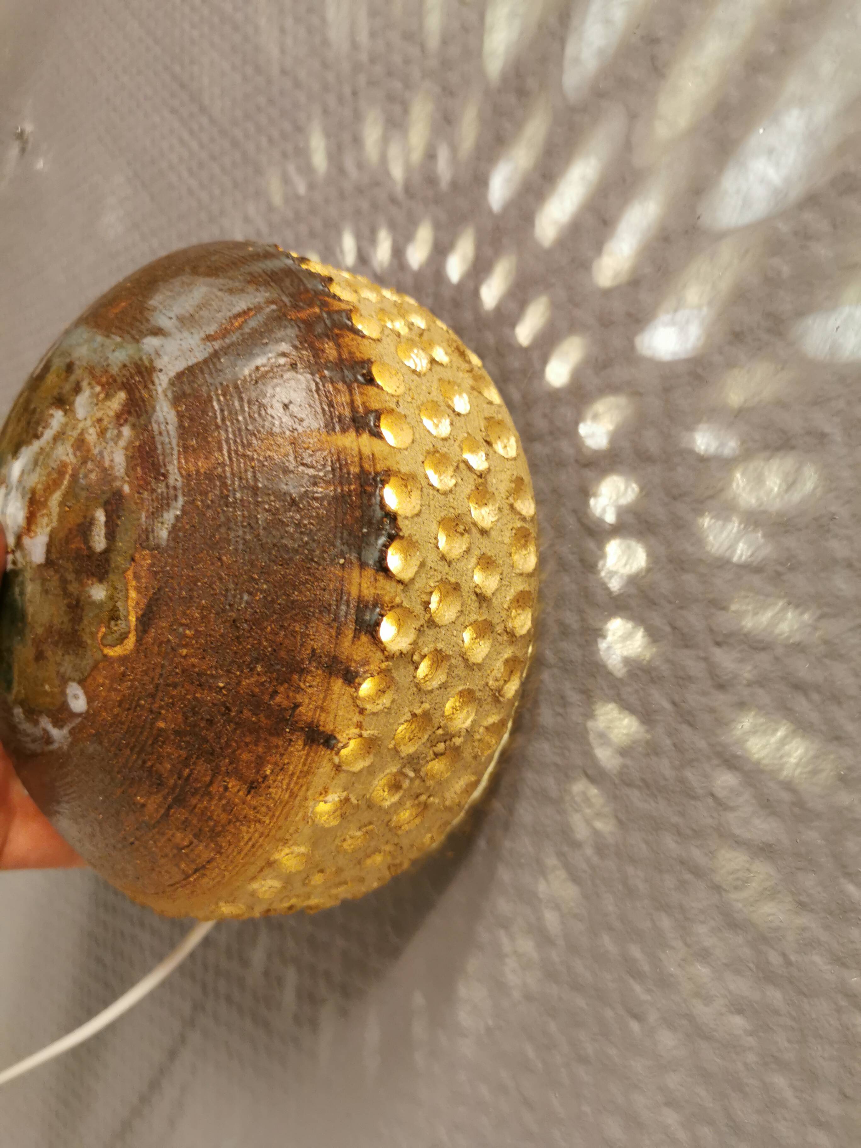 Small ceramic wall light, Danish and estimated from the 1970s.