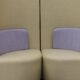 Pair of armchairs back high Shuffle design