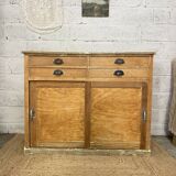 Buffet, meuble de métier à portes coulissantes