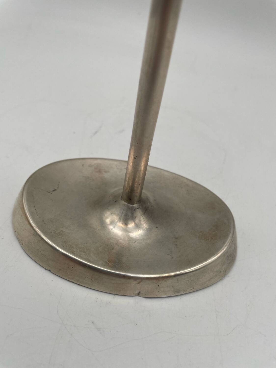 ABSA Danish Modernist Tulip Candle Holder in Silver Metal