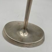 ABSA Danish Modernist Tulip Candle Holder in Silver Metal