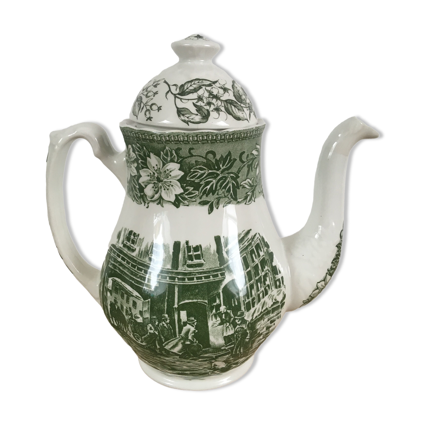 Green English Teapot