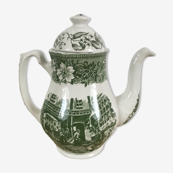 Green English Teapot