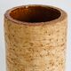 Vintage ceramic vase wood effect