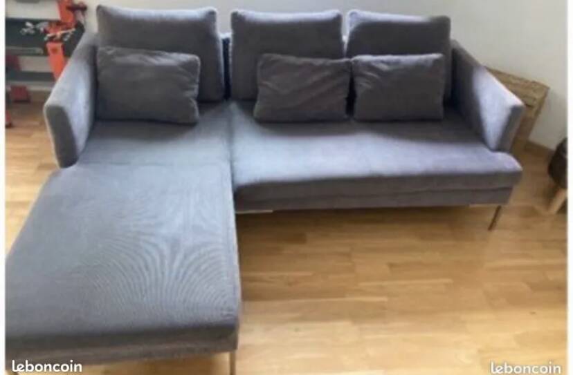 Bo concept istra gray sofa matera fabric excellent condition