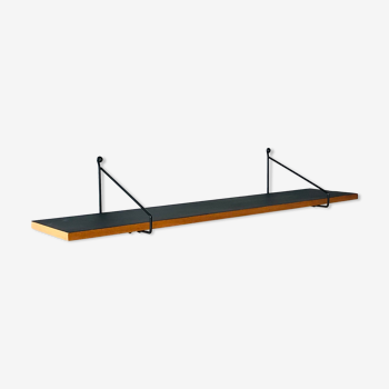 Etagère murale L90cm métal et bois