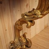 19th century golden wood console