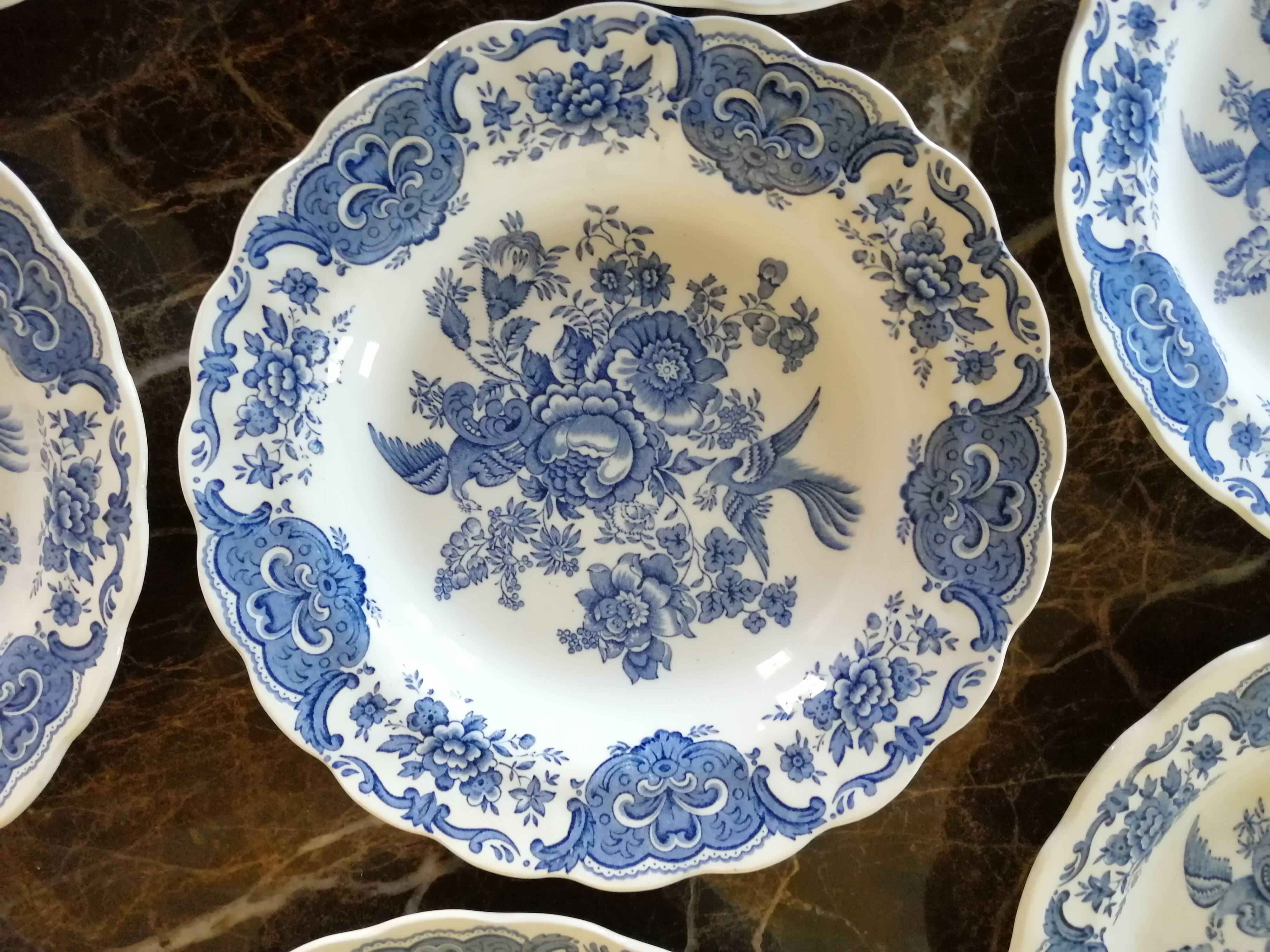 14 Ridgway Staffordshire England hollow plates