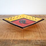 Hand Painted Decorative Dish, South African Pottery, By Nombulelo Mkiva