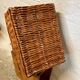 Rectangular wicker basket