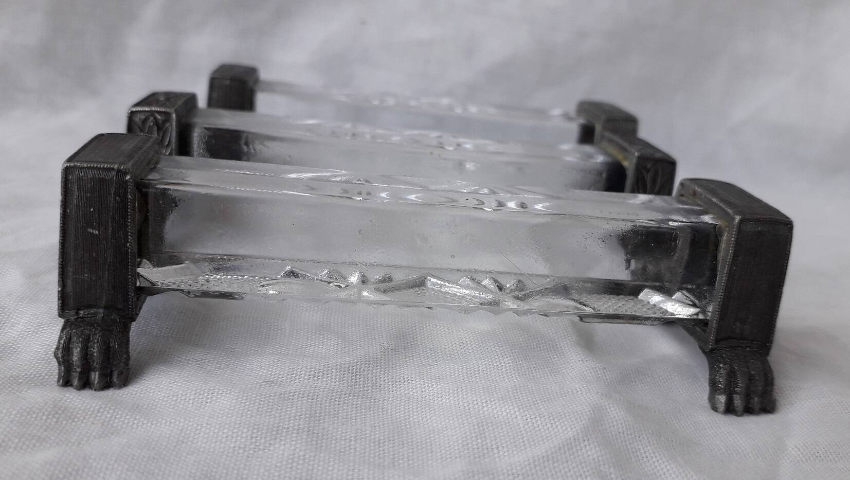 BACCARAT 6 CRYSTAL Knife Rest Porte Portes Couteaux Couteau Cristal Uni