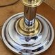 Metal and smoked glass floor lamp