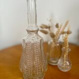 Flacon ancien en verre 19eme début 20eme