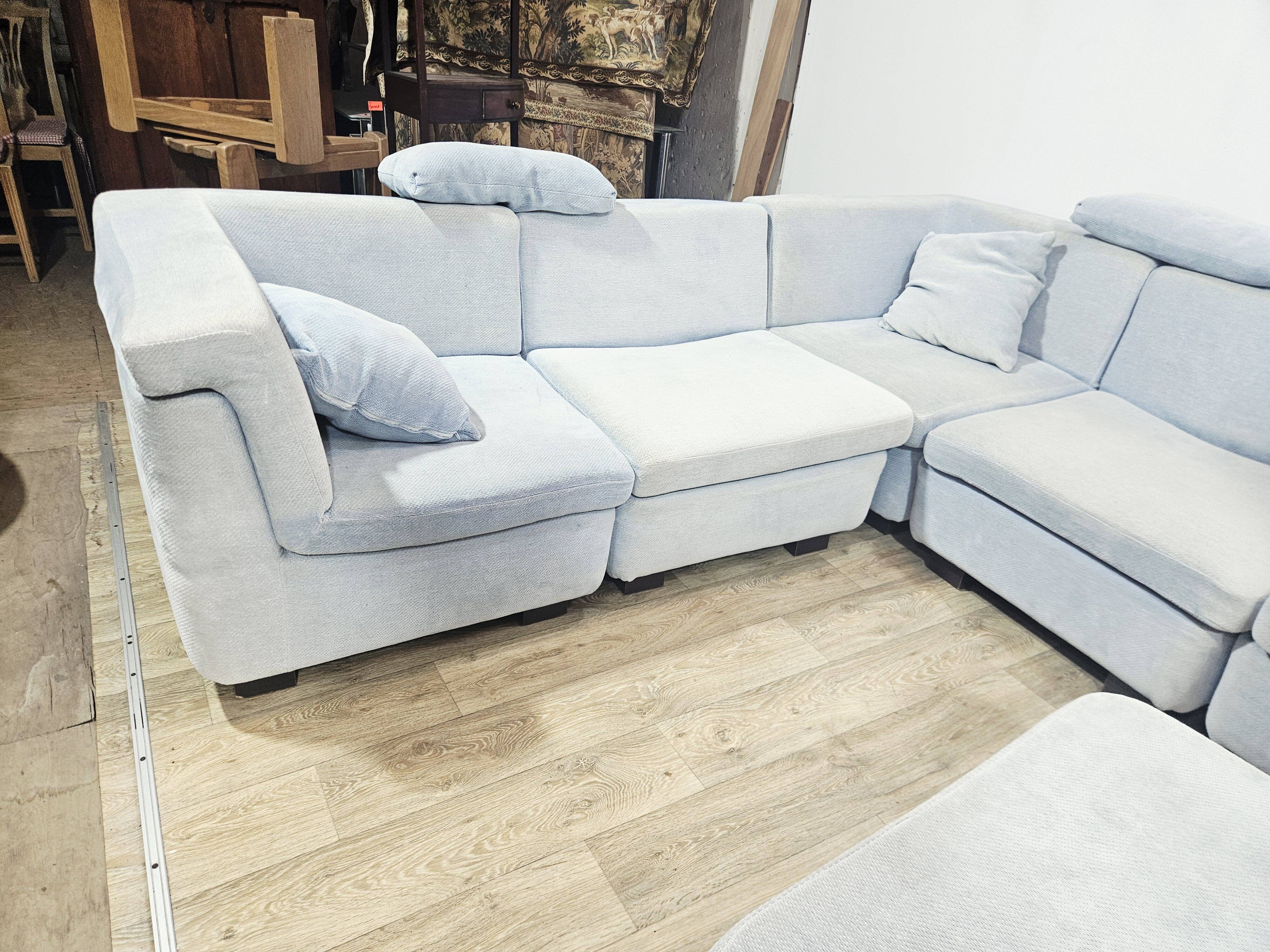 Rolf Benz modular corner sofa, 1970s.