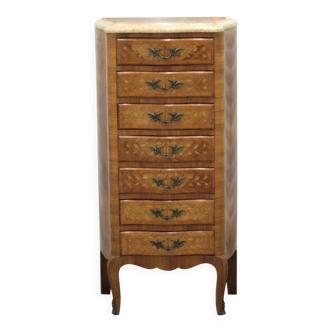 Chest of drawers, marble wood