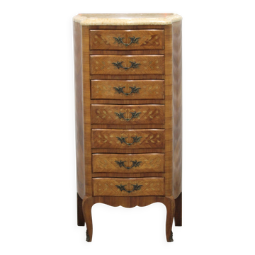Chest of drawers, marble wood