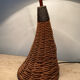 Lampe vintage en rafia