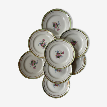 Flat porcelain plates - Moulin des Loups