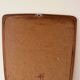 Vintage Danish teak mirror with lovely organic edges.
