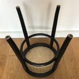 Stool wood and caning