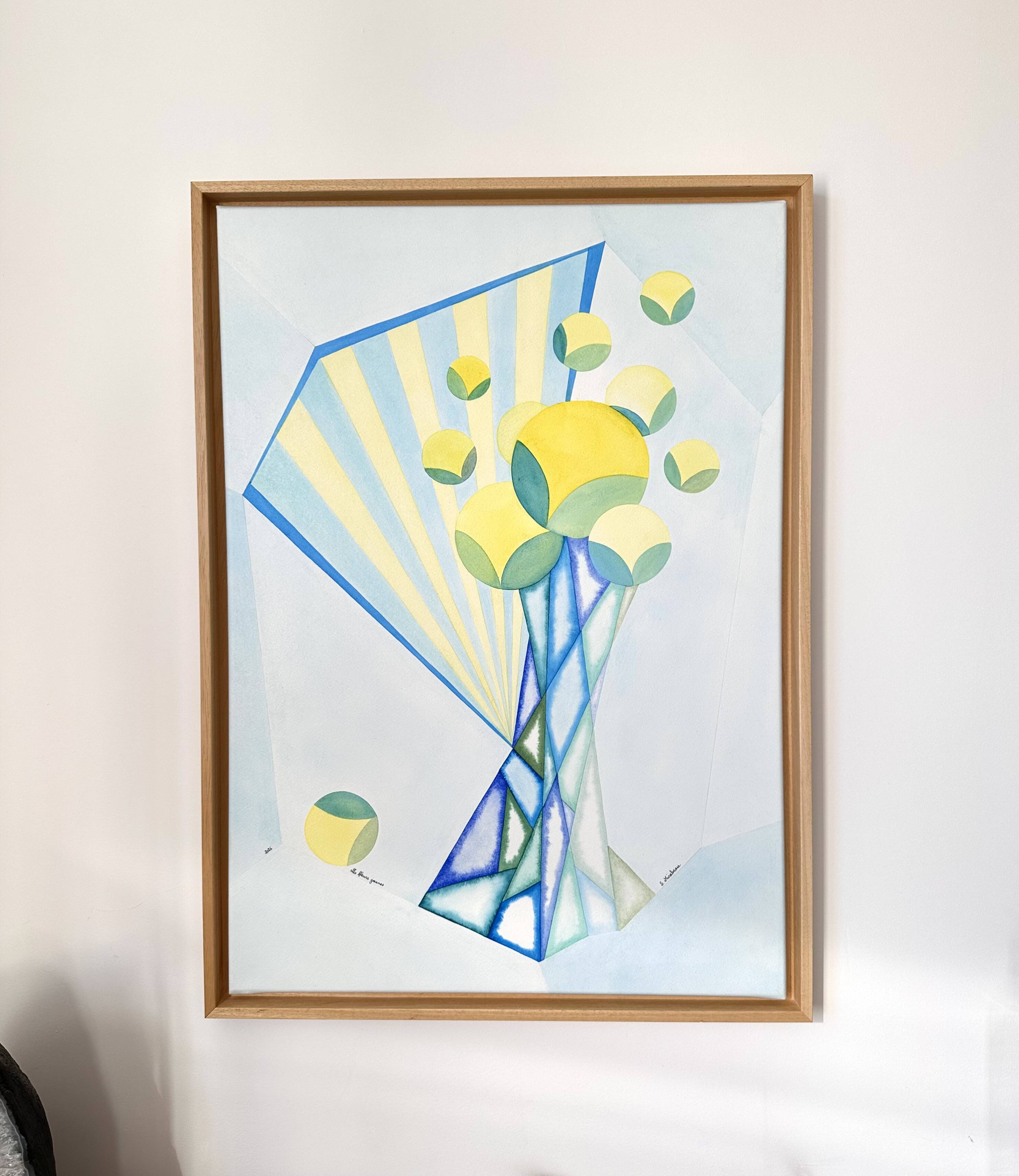 Yellow flower painting