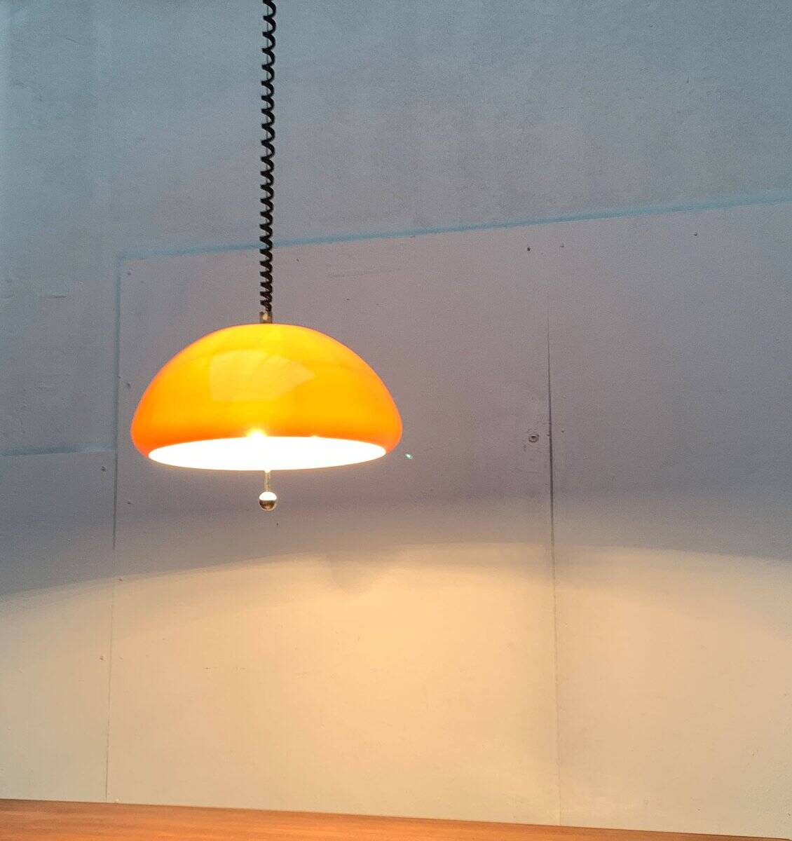 Suspension Cabras Space Age Mid-Century by Luigi Massoni for Guzzini, 1960s