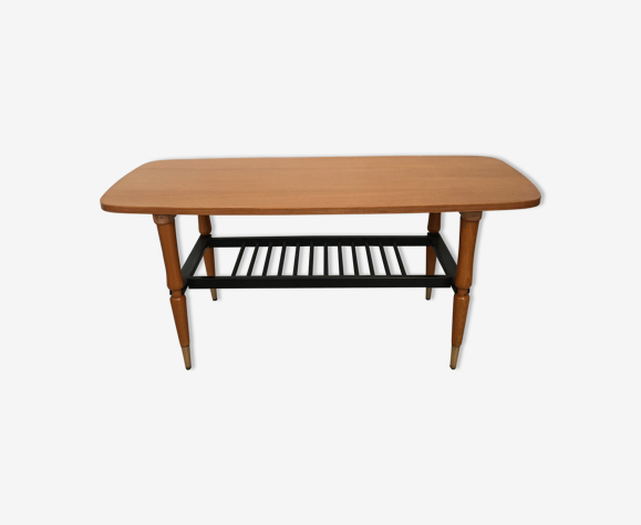 Table basse double niveau années 60