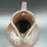 Pot à crème en Grès à glaçure brune et dorée par Lucien Brisdoux France 1930