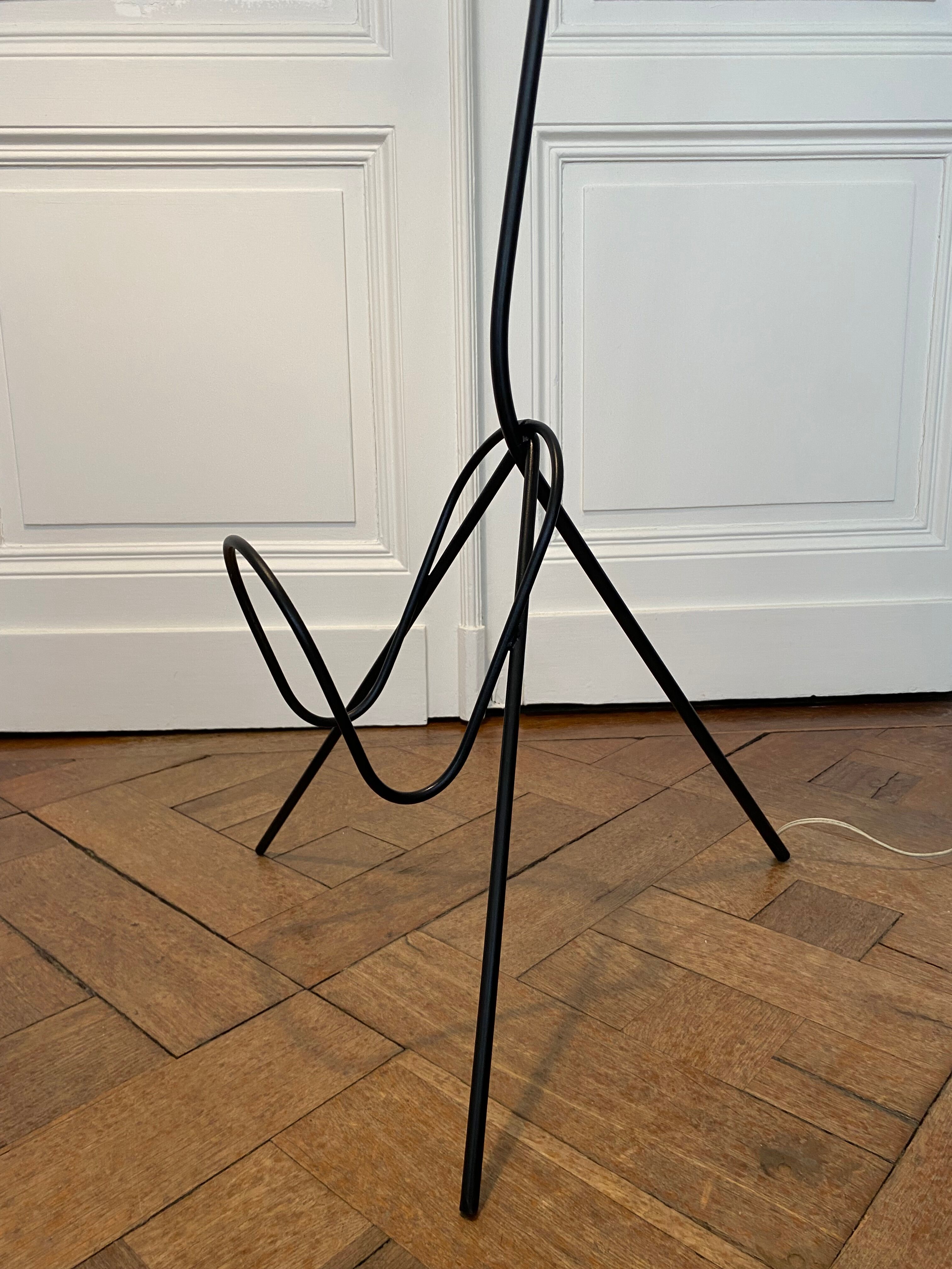 Floor lamp review holder