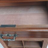 Walnut cardboard box stamped BRUN.G