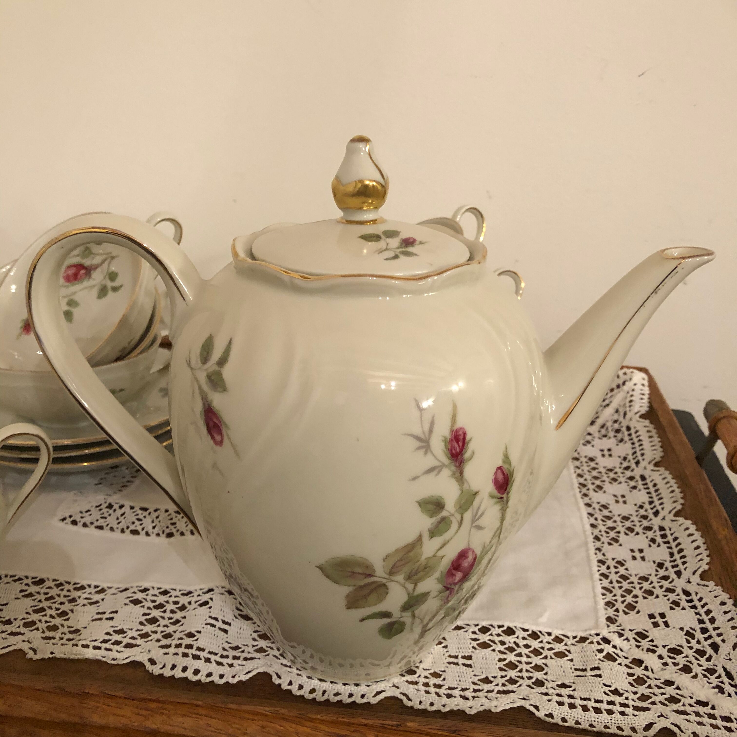Swiss porcelain tea or coffee service