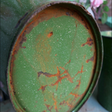 Lot of 3 pieces enamelled basins and bucket