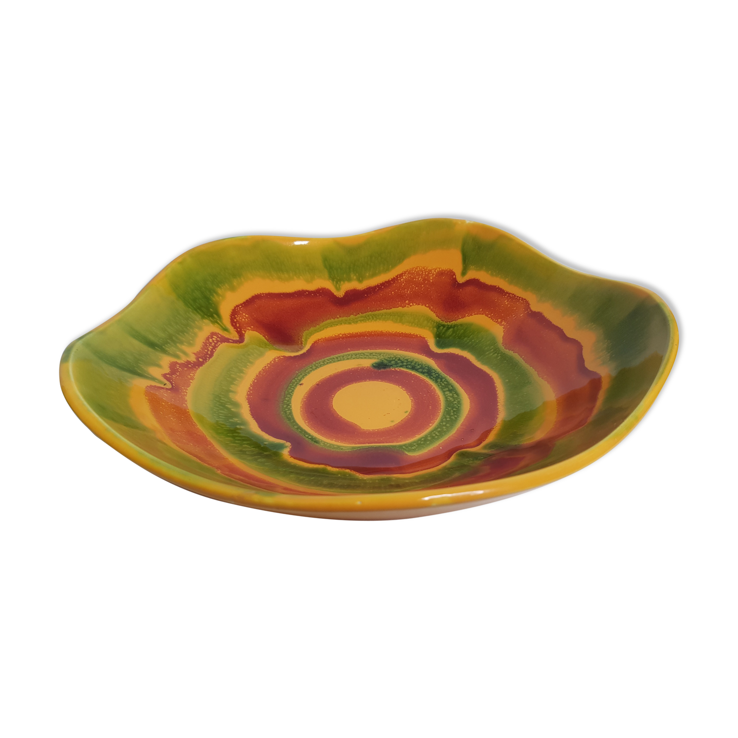 Coloured fruit cup "Flamenco" 33 cm