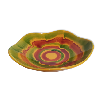 Coupe à fruits colorée "Flamenco" 33 cm