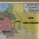 Rossignol school poster historic map No.9 - 10 Jeanne D'Arc and Louis XI
