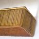 Pair of large vintage bamboo planters