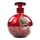 Carafe Art déco, verre rouge, Verrerie Józefina, Pologne, années 1930