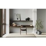 Sand-colored table lamp, ceramic, contemporary work.