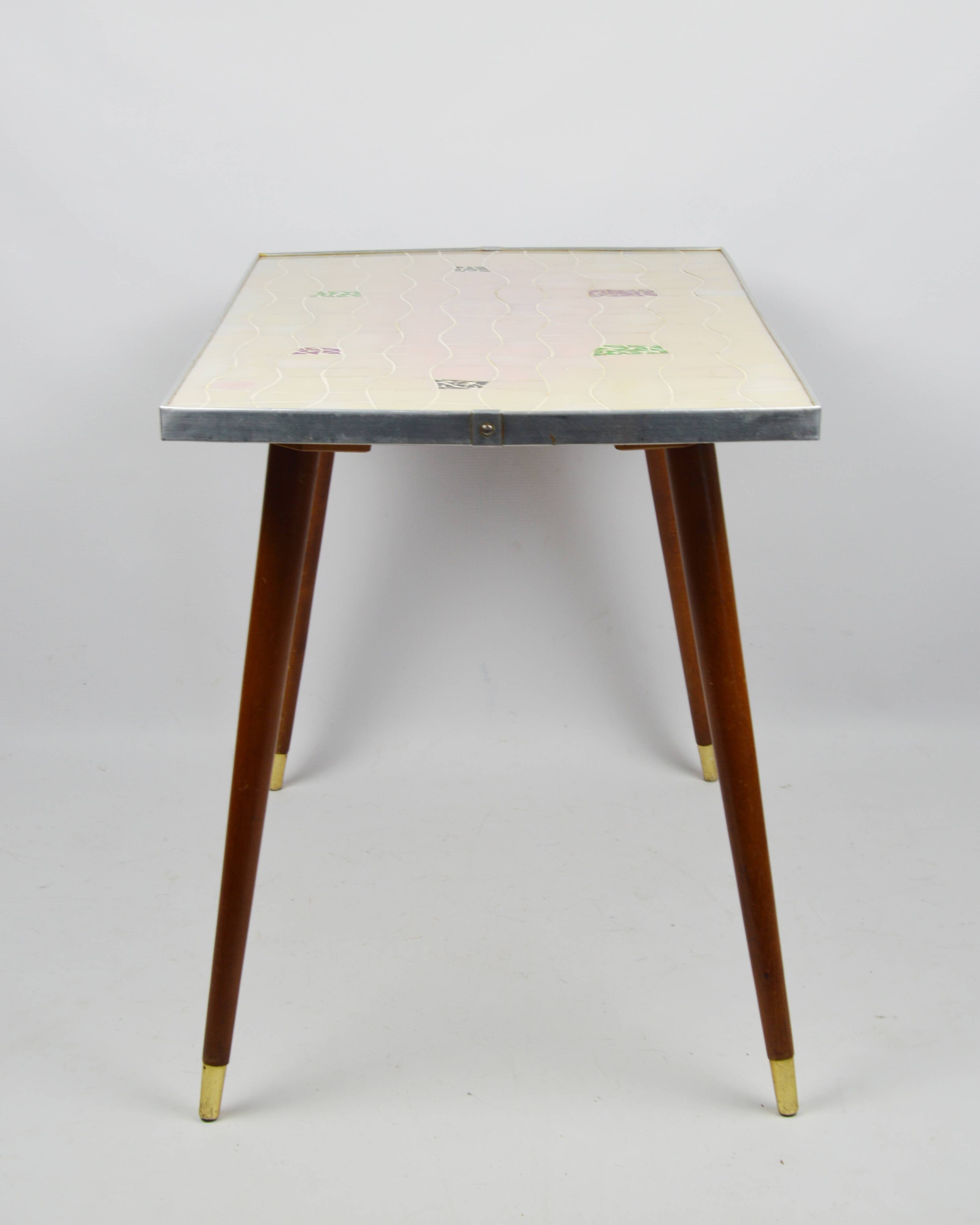 Mosaic side table, 1970s