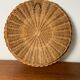 Vintage wicker mirror