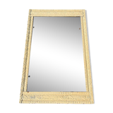 Art deco wooden mirror