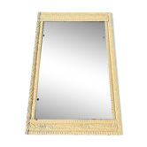 Art deco wooden mirror