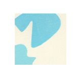 Painting on paper - birds - light blue - signed eawy