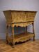 Bread trough / carved walnut – animated scene decoration – early 20th century