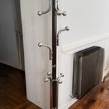 Metal coat rack with 12 hooks - 1970s