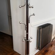 Metal coat rack with 12 hooks - 1970s