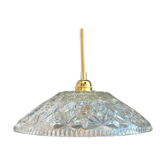 Vintage fruit cut hanging in moulded glass