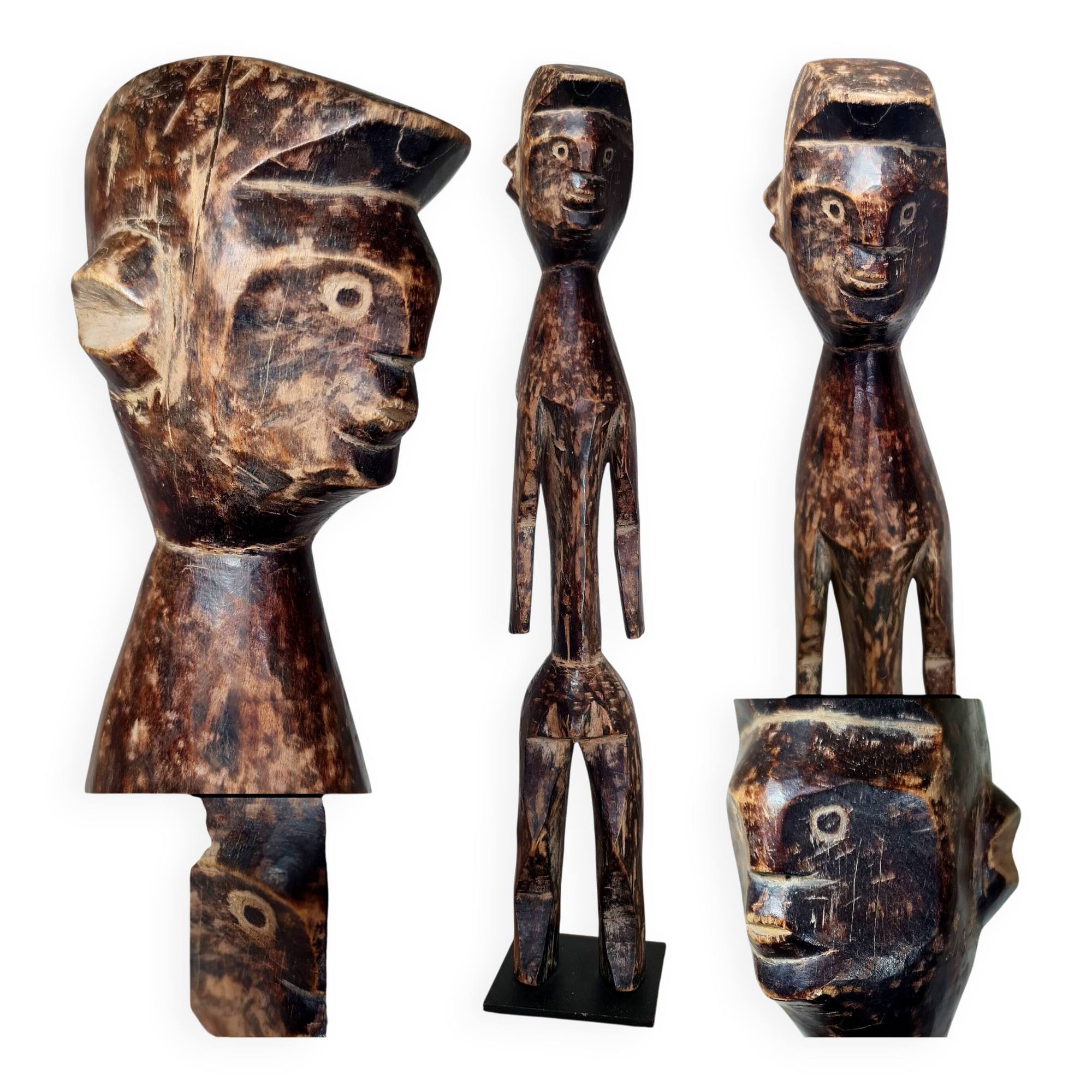 Mumuye statue on base, Height: 53 cm