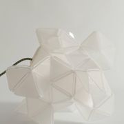 Labyrinth, Hazy, Artisan Light Sculpture with Integrated Fixture, By Republiken