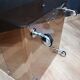 Vintage side table in smoked plexiglass by Michel Dumas for Roche Bobois